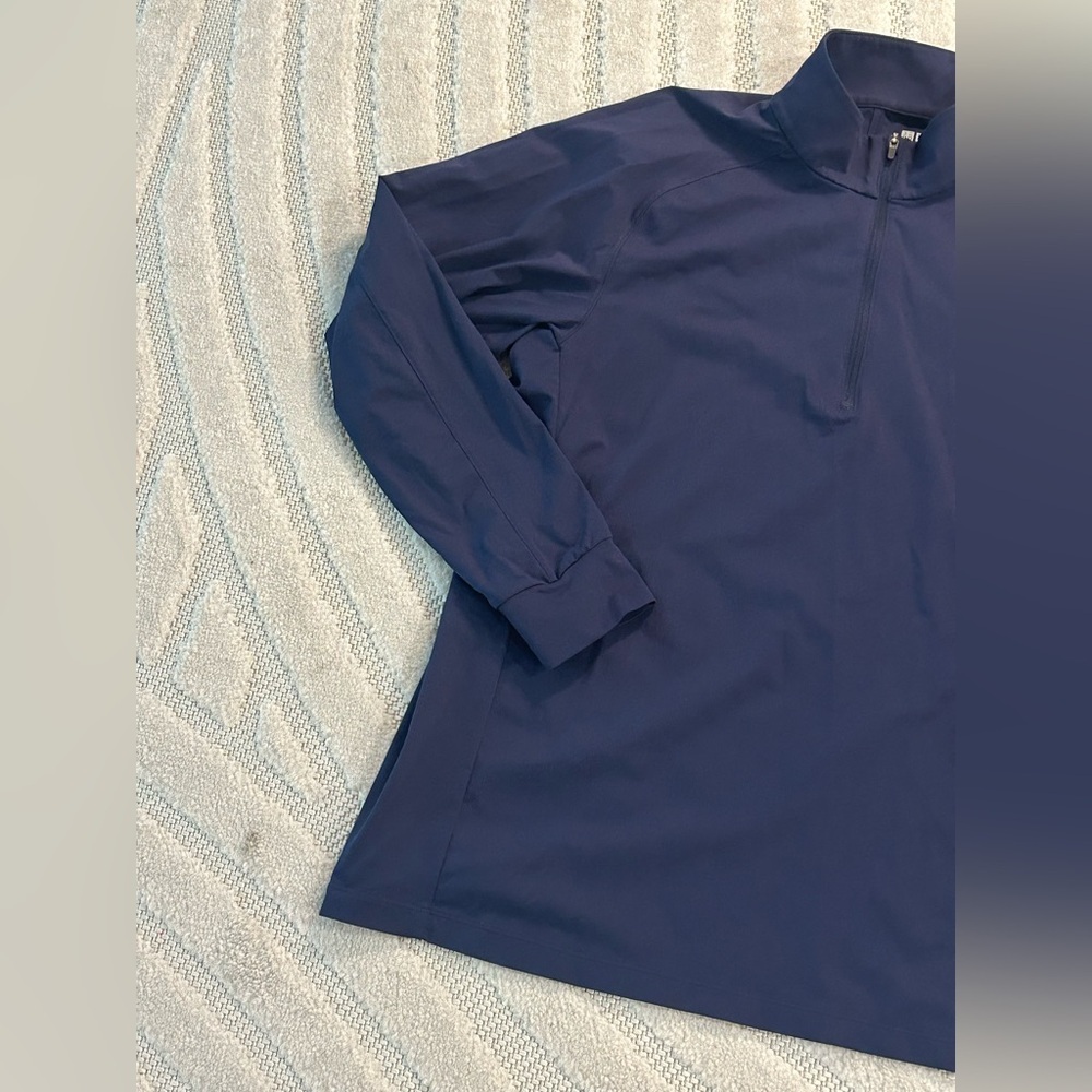 Uniqlo DRY-EX UV Protection Half-Zip T-Shirt Jacket Pullover in Blue - L - Picture 5 of 13